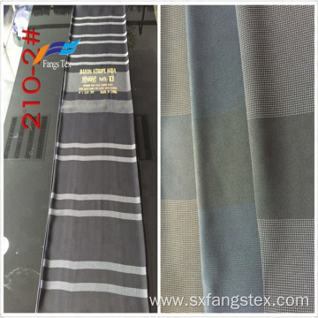 Warmly Polyester Rayon Nida Dubai Striped Knitted Fabrics